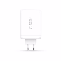 Tech-Protect NC240W-GaN 4 portu 240 W sienas lādētājs - balts