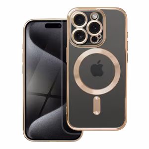 ELECTRO MAG COVER viedtālruņa apvalks saderīgs ar Magnētisko IPHONE 15 Pro zelta