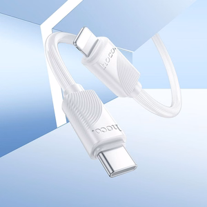 Kabelis USB C uz Lightning Hoco PD 27W 1 m X114 balts