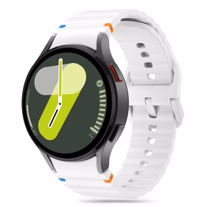TECH-PROTECT SILICONE SPORT SAMSUNG GALAXY WATCH 4 / 5 / 5 PRO / 6 / 7 / FE БЕЛЫЙ