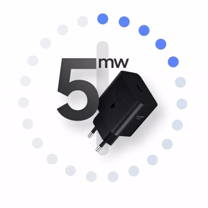 Lādētājs Samsung EP-T4511 melns 45W (ar iepakojumu) + Type-C 180cm kabelis (100% oriģināls)
