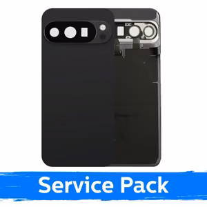 Aizmugurējais vāciņš, saderīgs ar Google Pixel 10 Pro, obsidiāna melns (Service Pack)