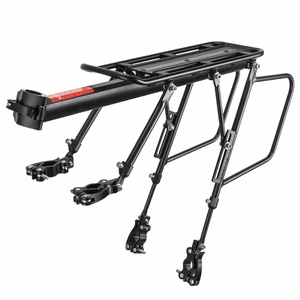 Rockbros 33210004001 velosipēda bagāžnieks ar plauktu - melns