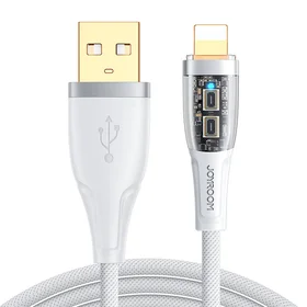 Kabeļa savienojums ar USB-A / Lightning / 2,4A / 1,2 m Joyroom S-UL012A3 (balts)