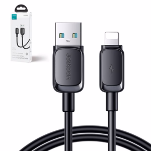 Joyroom Multi-Color Series A14 Lightning / USB-A 2.4A 2 m kabelis - melns