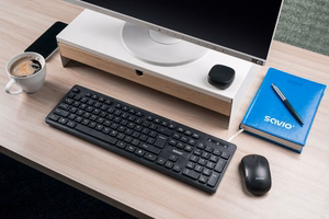 Savio KB-02 tastatūra mājas/birojs USB QWERTY melna