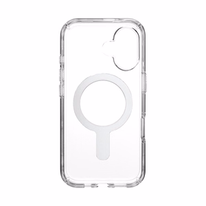 Speck Presidio Perfect-Clear vāciņš ar MagSafe un ClickLock iPhone 16 tālrunim, Clear/Chrome