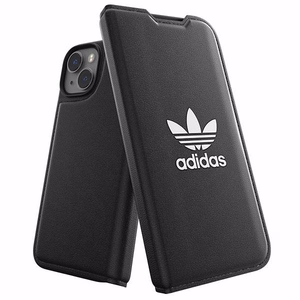Adidas OR Viedtālruņa apvalks Booklet BASIC iPhone 14 6.1" melns/balts 50181