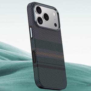 Benks Magnetic Armor Pro Aurora 600D kevlara vāciņš (C.K.FL.AP.SR.A072) iPhone 18 Pro / 17 Pro ar kameras vadības pogu