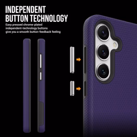 Perfekcionistu trīsstūra korpuss Samsung A266 A26 5G violets