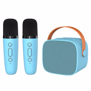 Blavec Портативная Bluetooth-колонка WS-07 Karaoke Party — 5W с 2 микрофонами (WS07-2MBL) синий