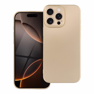 METALLIC viedtālruņa apvalks IPHONE 16 Pro Max zeltains