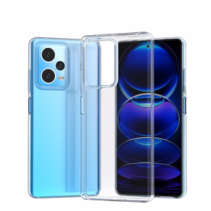 Ultra Clear 0.5mm viedtālruņa apvalks Xiaomi Redmi Note 12 Pro+ plāns pārsegs caurspīdīgs