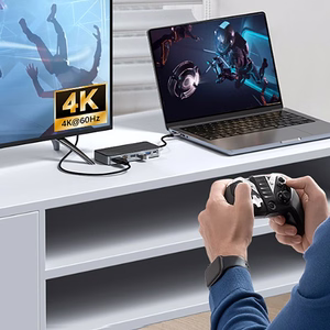 Orico OM28PR-G2 USB-C dokstacija ar M.2 diska slotu + 1 x USB-A 3.2 + 1x USB-C 3.2 + 2x USB-A 2.0 + 1x HDMI + 1x Ethernet - melna