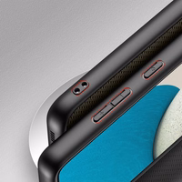 Dux Ducis Fino viedtālruņa apvalks, izgatavots no neilona materiāla, paredzēts Samsung Galaxy A73, zaļš