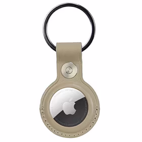 Audi Sintētiskās ādas AirTag apvalks - bēšs