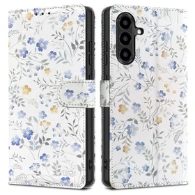 Tech-Protect Wallet Case for Samsung Galaxy A57 5G - Colorful Flowers