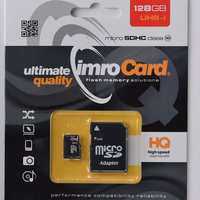 Imro atmiņas karte 128GB microSDHC cl. 10 UHS-I + adapteris