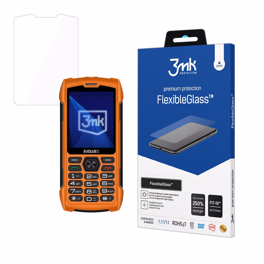 3mk FlexibleGlass гибридное стекло для Evolveo StrongPhone H1