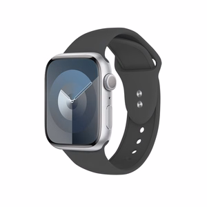 Crong Liquid  siksniņa Apple Watch 44 / 45 / 46 / 49 mm, grafīta krāsā