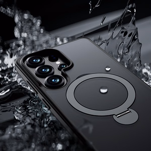 Benks Magnētiskais miglas futrālis ar statīvu (A050) priekš Samsung Galaxy S26 Ultra black