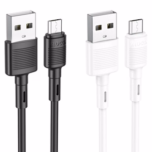 Kabelis USB-A uz Micro USB Hoco 2,4A 1 m X83 balts