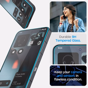 Spigen Glas.TR EZ Fit rūdītais stikls 2 komplekts telefonam Nothing Phone 3 - caurspīdīgs