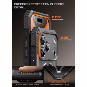 Supcase Grip Pro Mag MagSafe vāciņš iPhone 18 Pro / 17 Pro – melns