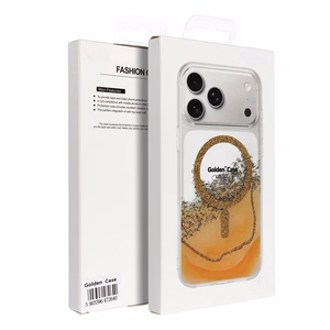 Ar MagSafe saderīgs Golden maciņš iPhone 16, zeltains
