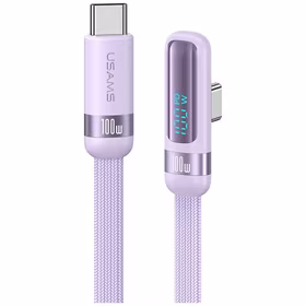 Kabelis USAMS US-SJ653 PD 100W USB-C/USB-C 1.2m violets