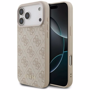 Guess 4G Classic maciņš modelim iPhone 17 Pro Max / 18 Pro Max – krāsa: rozā
