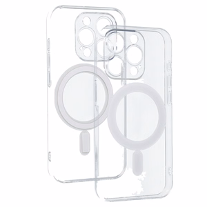 TEL PROTECT MagSilicone Caurspīdīgs Viedtālruņa apvalks Iphone 15 Pro