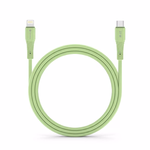 FORCELL F-ENERGY C346 kabelis Type C uz Lightning PD 3A 27W Silicone 1 m zaļš