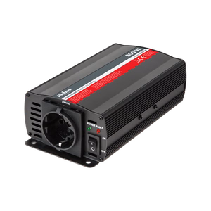 REBEL 24 V–230 V sprieguma pārveidotājs, 300 W, vācu F tipa ligzda