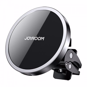 Automašīnas turētājs Joyroom JR-ZS240 (bezvadu uzlāde 15W) (magnētisks / gaisa ventilācijas reste)