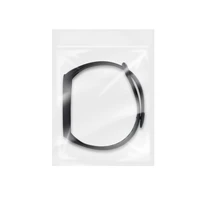 Silikona siksna XIAOMI Mi Band 5 / 6 / 7 melna (01)