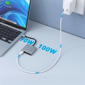 Hub Wozinsky WHCH-01 USB-C PD 100W HDMI 4K@30Hz USB-A 10Gbps - pelēks