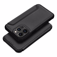 RAZOR grāmatas tipa viedtālruņa apvalks iPhone 13 Pro melns