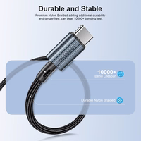 USB kabelis Choetech XCC-1015 USB-C uz USB-C PD60W 2,0 m melns
