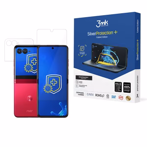 3mk SilverProtection+ Folded Edition – tālruņa ekrāna aizsargs modelim Motorola Razr 40 Ultra/Razr+ 2023