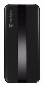NATEC Trevi Slim Q V2 portatīvais lādētājs 10000 mAh melns