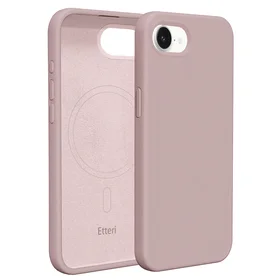 Etteri Silicone Mag case for iPhone 16e / 17e light pink