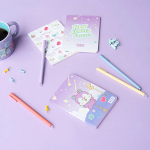 BT21 MANG A6 piezīmju grāmatiņu komplekts, 3 gab.