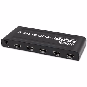 Qoltec 51798 aktīvais HDMI sadalītājs 4 x HDMI 4K x 2K | 3,4 Gb/s