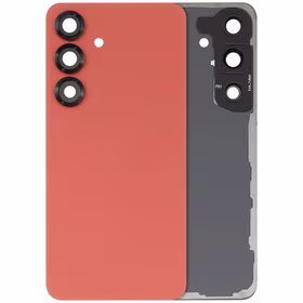 Aizmugurējais vāks saderīgs ar Samsung S931 S25 / Coral Red / (ar kameras lēcu) OEM