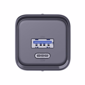 3mk Hyper Charger PD 33W GaN QC4+ PPS AFC FCP SCP 1A1C sienas lādētājs - melns