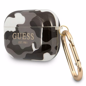 Guess GUAPUCAMG чехол AirPods Pro чёрный/чёрный Camo Collection