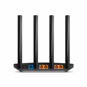 Melns divjoslu TP-Link Archer C6U AC1200 Gigabit Wi-Fi maršrutētājs