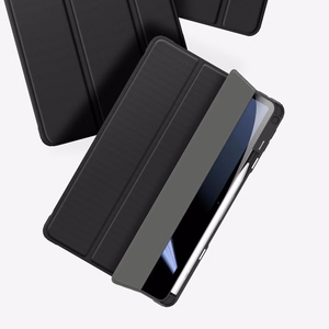 Dux Ducis Toby bruņots viedais apvalks Oppo Pad ar pildspalvas turētāju melna