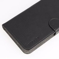Wonder Common universāls grāmatiņveida maciņš (S) iPhone 12/13/Samsung S6/A5 2016/Xcover 4/S22/Huawei P8 2017 melns